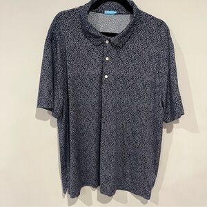 J. McLaughlin XXL Short Sleeve Polo Shirt Butterfly Stretch Activewear